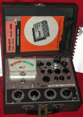 Dyna-Quik tube tester B&K 600; B&K Precision, (ID = 409835) Equipment