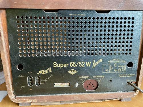 Sonneberg Super 65/52W; EAK, Elektro- (ID = 2886416) Radio
