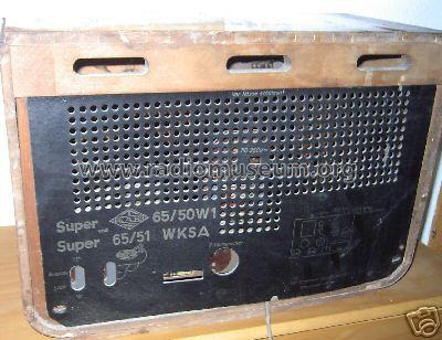 Super 65/50W1; EAK, Elektro- (ID = 326504) Radio