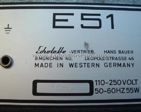E51; Echolette Marke / (ID = 1095034) R-Player