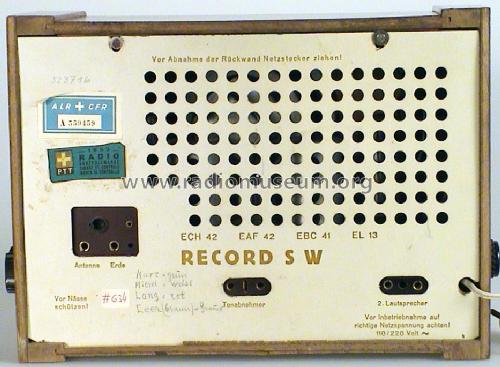 Record SW ; Echophone, Marke ab (ID = 22504) Radio