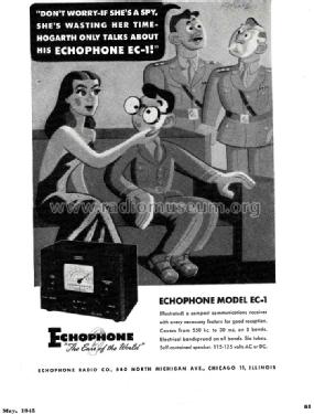 EC1; Echophone Radio, Inc (ID = 1715933) Radio