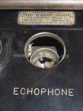 Echophone V-3 ; Radio Shop, The (ID = 1087590) Radio