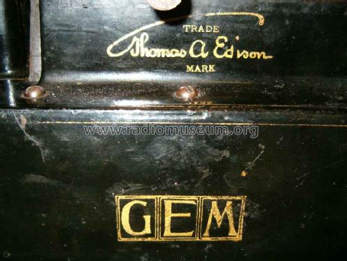 Phonograph GEM; Edison, Thomas A., (ID = 532282) TalkingM