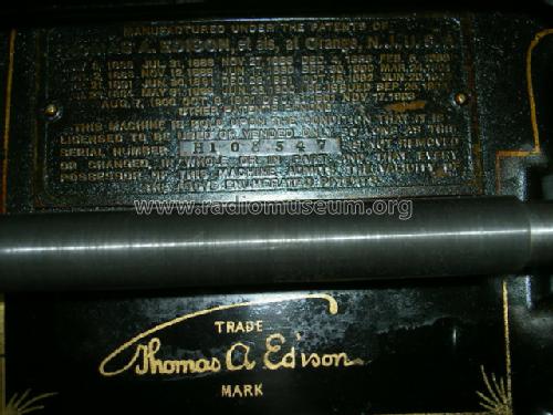 Phonograph Home A; Edison, Thomas A., (ID = 309959) TalkingM