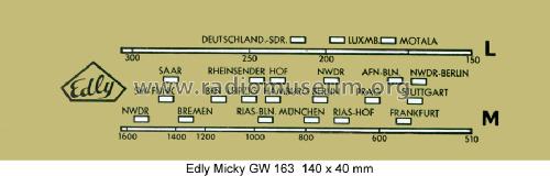 Micky GW163; Edly-Radio KG, Fritz (ID = 1025264) Radio