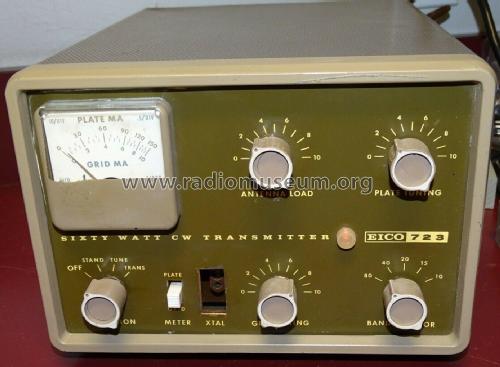 60 Watt CW Transmitter 723; EICO Electronic (ID = 2737810) Amateur-T