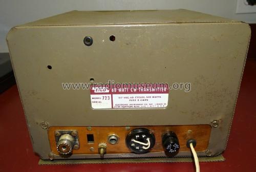 60 Watt CW Transmitter 723; EICO Electronic (ID = 2663566) Amateur-T