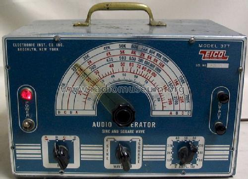 Audio Generator 377; EICO Electronic (ID = 216765) Equipment