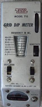 Grid Dip Meter 710; EICO Electronic (ID = 2117626) Equipment