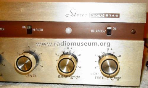 Integrated Stereo Amp ST40; EICO Electronic (ID = 1006323) Ampl/Mixer
