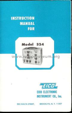 Signal Generator 324; EICO Electronic (ID = 1810699) Equipment
