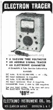 Signal Tracer Electron Tracer w/ VTVM; EICO Electronic (ID = 1931875) Equipment