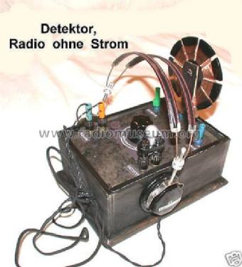 Detektor-Radios, nur mebo37; EIGENBAU selbst geb. (ID = 1326982) Crystal