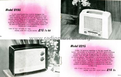 U195; Ekco, E.K.Cole Ltd.; (ID = 1412553) Radio