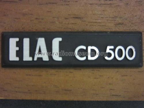 HiFi-Stereo-Recorder CD500; Elac Electroacustic (ID = 2329906) R-Player