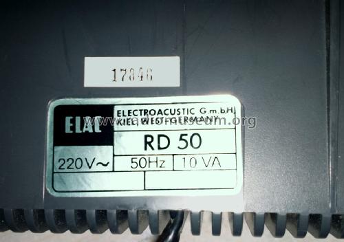 RD50; Elac Electroacustic (ID = 1525224) Radio