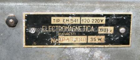 Pionier S541; Electromagnetica, (ID = 623555) Radio