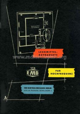 Lehrmittelaufbausatz für HF ; Elektro-Mechanik (ID = 1249249) teaching