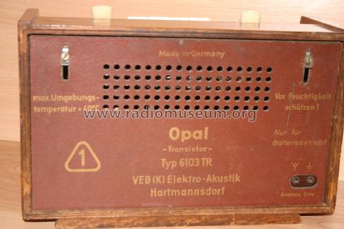 Opal 6103TR; Elektroakustik (ID = 2053576) Radio
