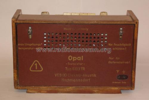 Opal 6103TR; Elektroakustik (ID = 2626756) Radio