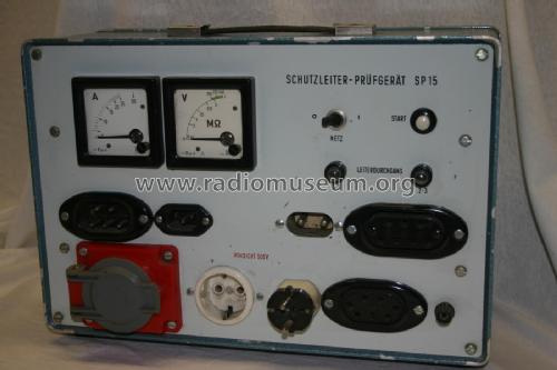 Schutzleiter-Prüfgerät SP 15; Elektromess Dresden; (ID = 2042169) Equipment