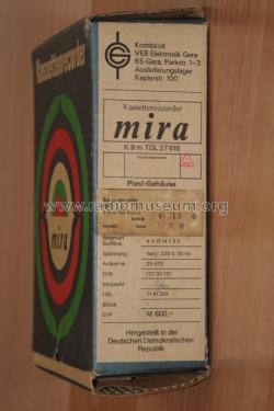 Mira MR76; Elektronik Gera, VEB (ID = 2086346) R-Player