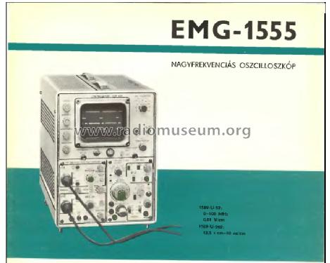 Oscilloscope 1555/TR-4653; EMG, Orion-EMG, (ID = 908066) Equipment