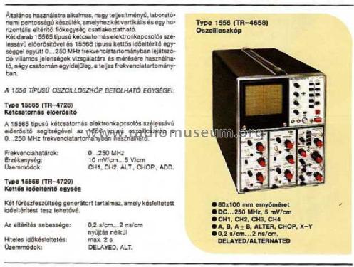 Oscilloscope 1556 / TR-4658; EMG, Orion-EMG, (ID = 794438) Equipment