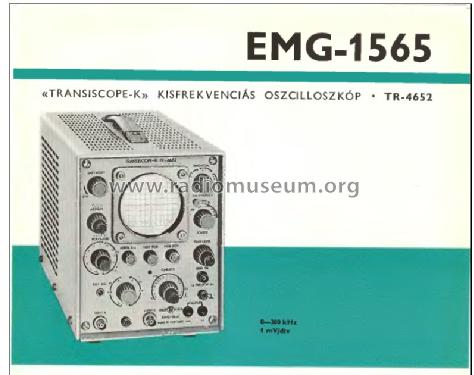Transiscope-K 1565 / TR-4652; EMG, Orion-EMG, (ID = 908069) Equipment