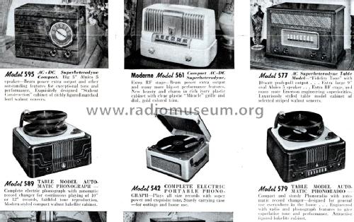 561 Moderne Ch= 120001B; Emerson Radio & (ID = 1408894) Radio