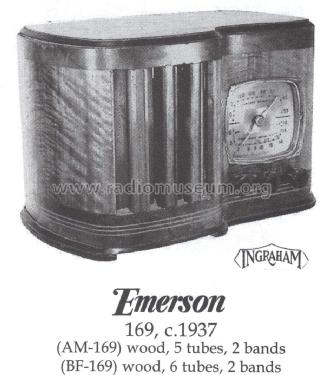 AM-169 Ch= AM; Emerson Radio & (ID = 1411681) Radio