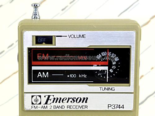 FM-AM 2Band Receiver P3744; Emerson Radio & (ID = 2314443) Radio