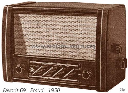 Favorit 69GW; Emud, Ernst Mästling (ID = 209) Radio