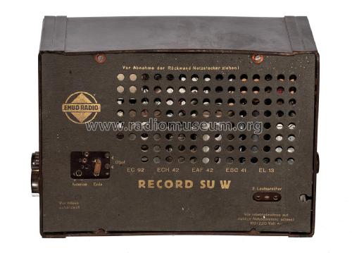 Record SU-W; Emud, Ernst Mästling (ID = 2973799) Radio