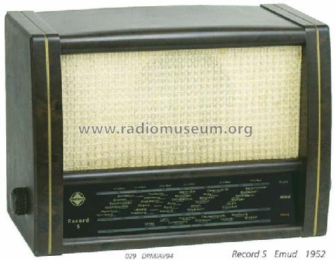 Super Record S-W; Emud, Ernst Mästling (ID = 210) Radio