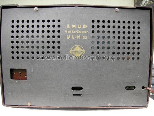 Volks-Super U.L.M 65-W; Emud, Ernst Mästling (ID = 257883) Radio