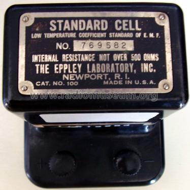 Standard Cell Voltage Reference 100; Eppley Laboratory, (ID = 1401405) Equipment