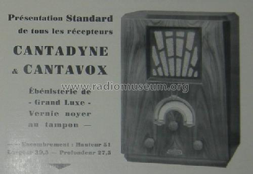 Cantavox 534V; Cantadyne-Radio, R. (ID = 1632334) Radio