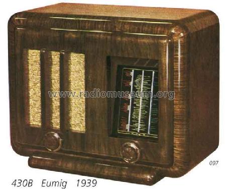 430B; Eumig, Elektrizitäts (ID = 1585) Radio