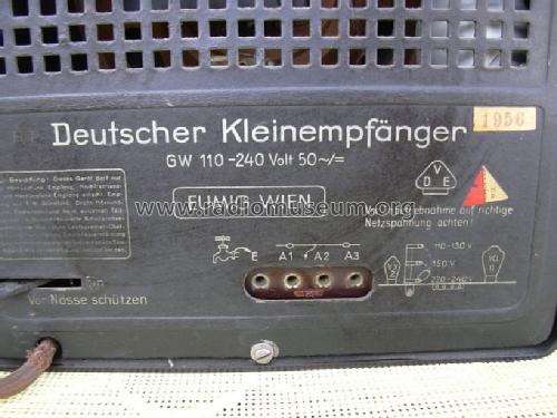 Deutscher Kleinempfänger DKE; Eumig, Elektrizitäts (ID = 231413) Radio