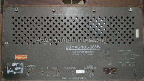 Eumagnus 383W; Eumig, Elektrizitäts (ID = 918234) Radio