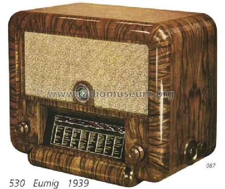 Eumig 530GW Type 1941; Eumig, Elektrizitäts (ID = 1584) Radio