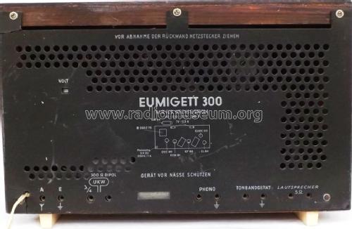 Eumigett 300 387W ; Eumig, Elektrizitäts (ID = 1589033) Radio