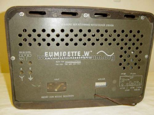 Eumigette 382W ; Eumig, Elektrizitäts (ID = 318059) Radio