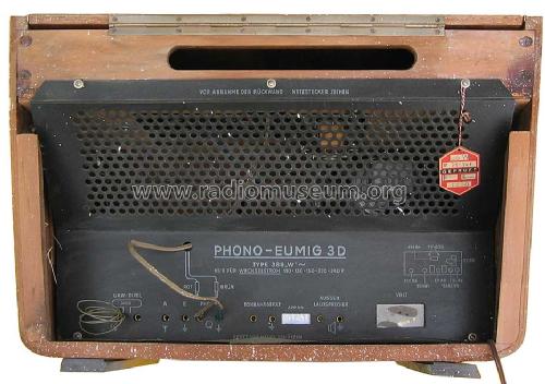 Phono Eumig 3D 386W; Eumig, Elektrizitäts (ID = 608791) Radio
