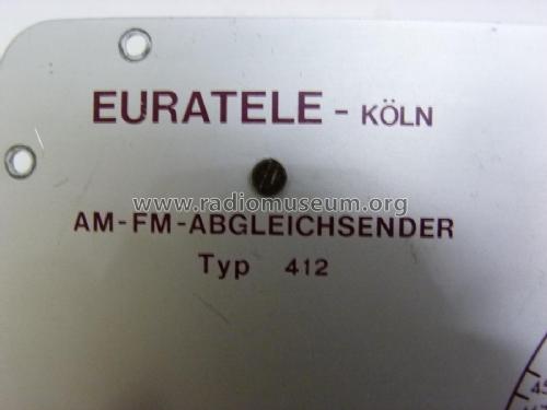 AM-FM-Abgleichsender 412; Euratele, Radio- (ID = 1810338) teaching
