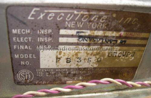 PB-350; Executone Inc.; New (ID = 1214601) Ampl/Mixer