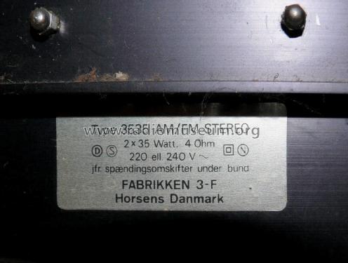 T-3535; Fabrikken 3-F, (ID = 1753582) Radio