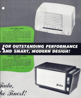 660V Deluxe ; Fada Radio & (ID = 1665055) Radio